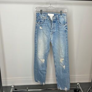 Mother The Tomcat Ripped Jeans